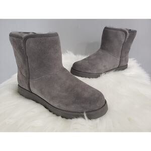 NEW‎ SIZE 5 Womens Ugg Boots Cory II Shearling Lined Charcoal Gray Slip On